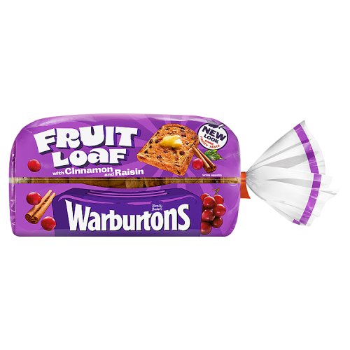 WARBURTONS FRUIT LOAF WITH CINNAMON 400g Main image