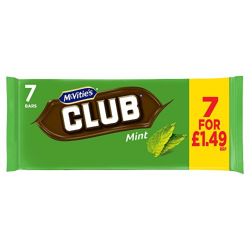 MCVITIES CLUB MINT [7 PACK] 7pk Main image