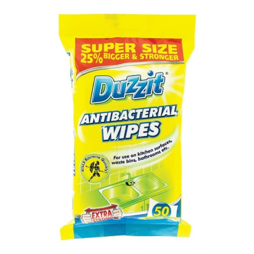 DUZZIT ANTI BACTERIAL WIPES 50s