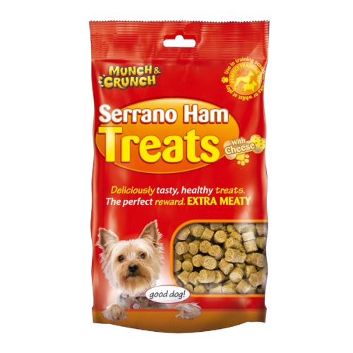 MUNCH & CRUNCH SERRANO HAM CHEESE TREATS 175G Main image