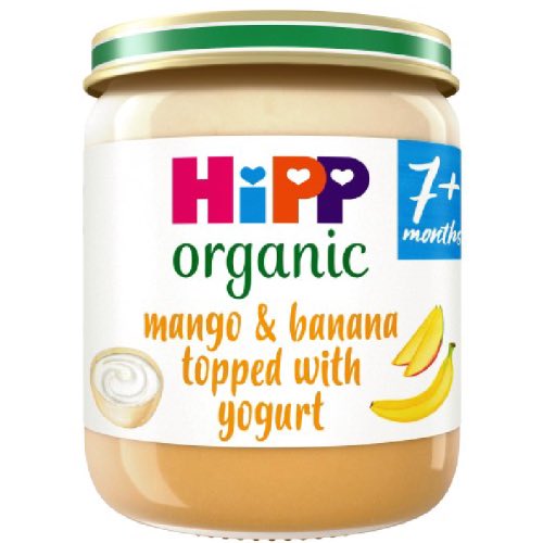 HIPP ORGANIC MANGO & BANANA YOG 7 MONTHS £1.15 190g Main image
