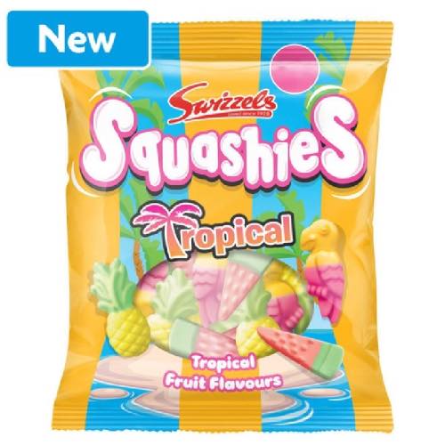 SWIZZELS SQUASHIES TROPICAL £1.15 100g Main image