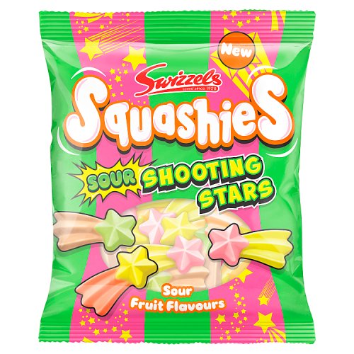 SWIZZELS SQUASHIES SOUR SHOOTING STARS 100g Main image