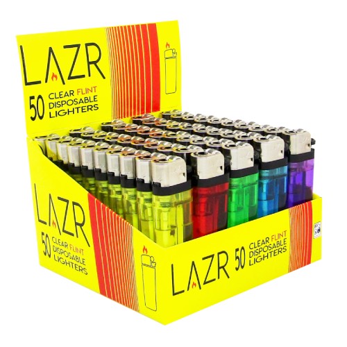 LAZR FLINT DISPOSABLE LIGHTERS 50s