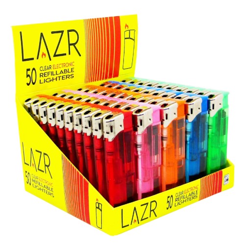 LAZR ELECTRONIC REFILLABLE LIGHTERS 50s