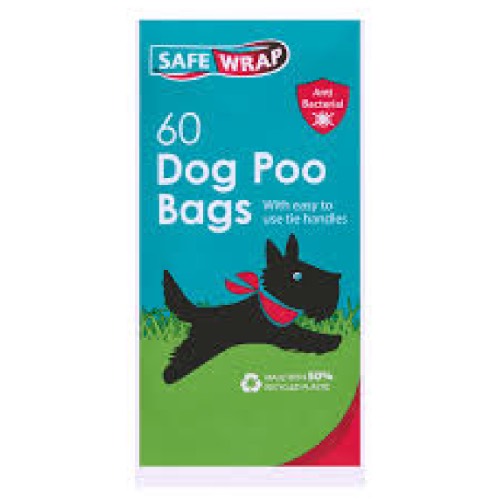 SAFEWRAP DOG POO BAGS 60s Main image