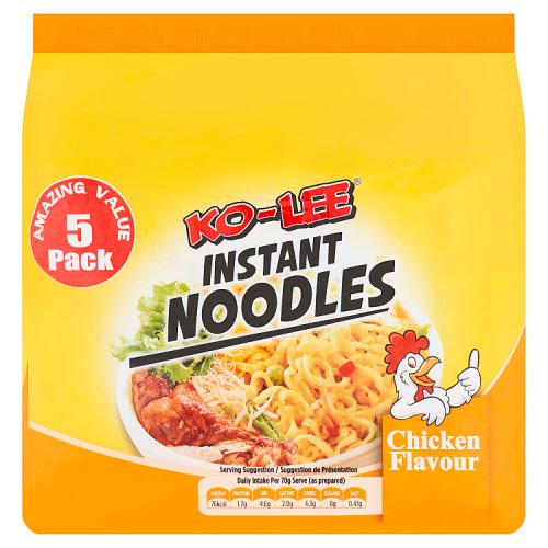 KOLEE INSTANT NOODLE CHICKEN [5 PACK] 5x70G