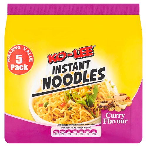 KOLEE INSTANT NOODLE CURRY [5 PACK] 5x70G Main image