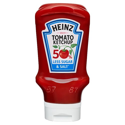 HEINZ TOMATO KETCHUP 50% LESS SUGAR 400ML Main image