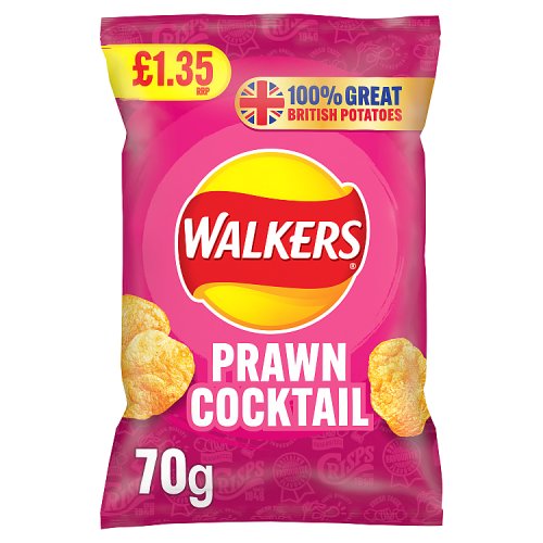WALKERS PRAWN COCKTAIL £1.35 70g Main image