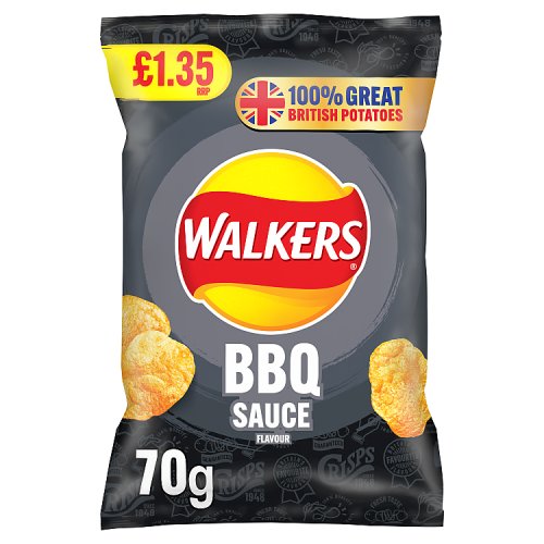 WALKERS BBQ £1.35 70g