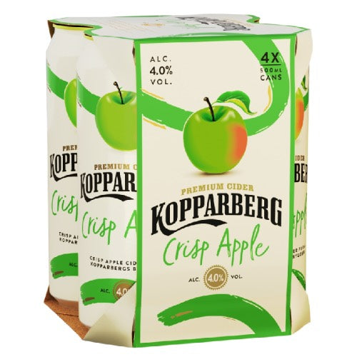 KOPPARBERG CRISP APPLE CANS [4PACK] 4% 4X500m Main image