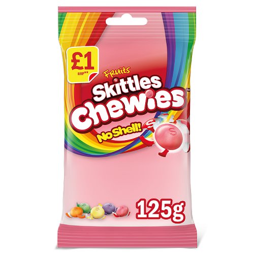 SKITTLES FRUIT CHEWIES £1 125g