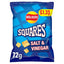 WALKERS SQUARES SALT & VINEGAR £1.35 72g