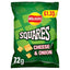 WALKERS SQUARES CHEESE & ONION £1.35 72g