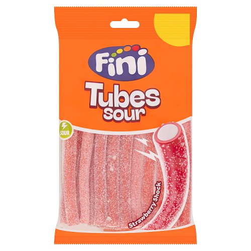 FINI SOUR STRAWBERRY TUBES 140g Main image