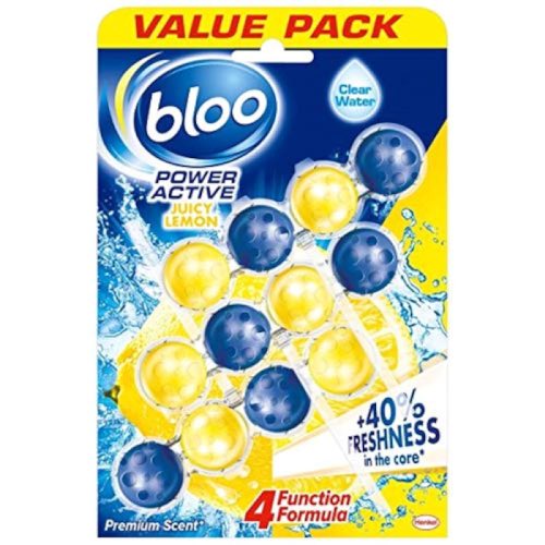 BLOO POWER ACTIVE LEMON RIM BLOCK £1.29 1s