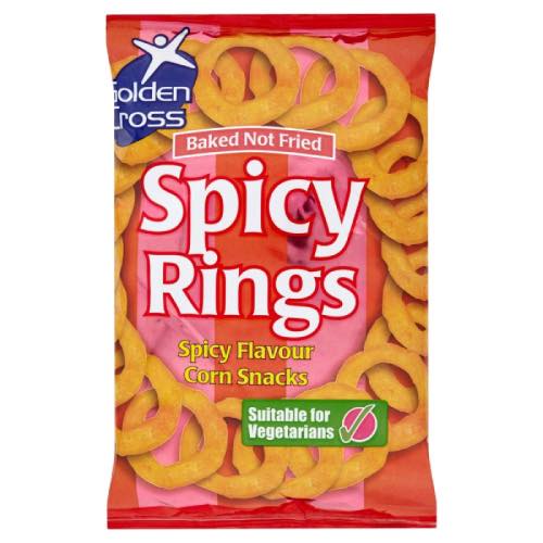 GOLDEN CROSS SPICY RINGS £1 70g