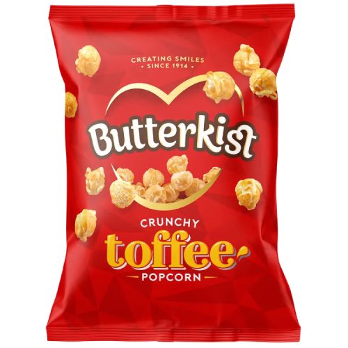 BUTTERKIST CRUNCHY TOFFEE POPCORN £1.35 70g Main image