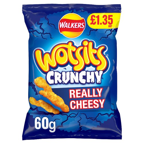 WALKERS WOTSITS CRUNCHY CHEESE £1.35 60g