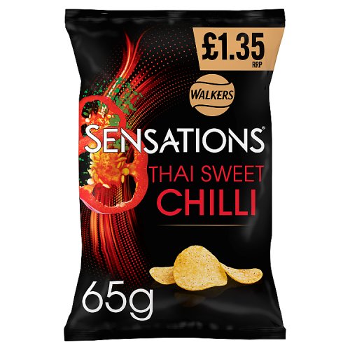 WALKERS SENSATIONS THAI SWEET CHILLI £1.35 65g Main image