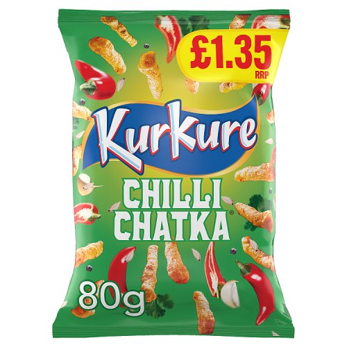 WALKERS KURKURE CHILLI CHATKAH £1.35 80g