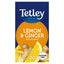 TETLEY ZINGY LEMON GINGER TEA 20s
