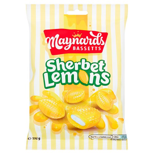 MAYNARDS BASSETTS SHERBET LEMONS SWEETS BAG 110g