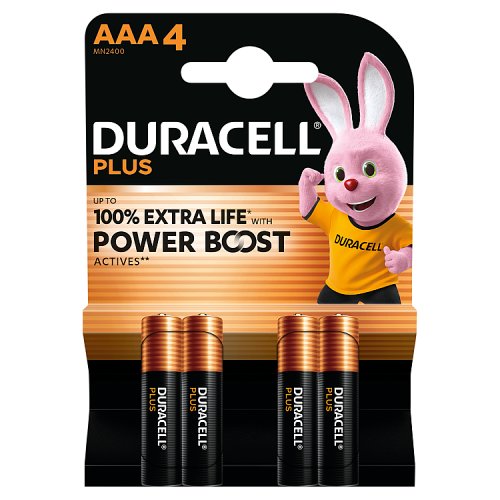 DURACELL PLUS POWER BOOST AAA BATTERY 4a Main image