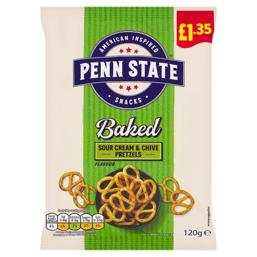 PENN STATE SOUR CREAM & CHIVE £1.35 120g Main image