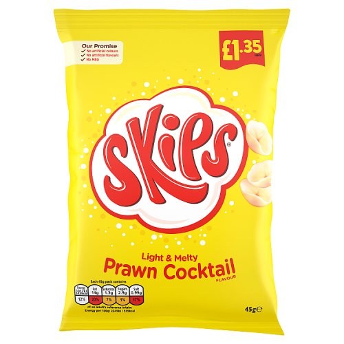 SKIPS PRAWN COCKTAIL £1.35 45g