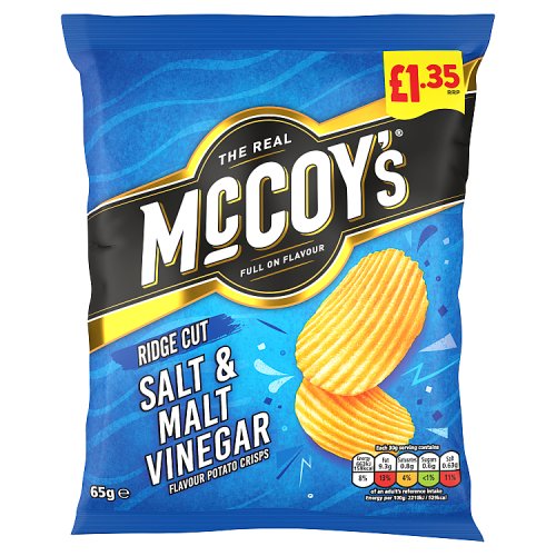 MCCOYS SALT & MALT VINEGAR £1.35 65g Main image