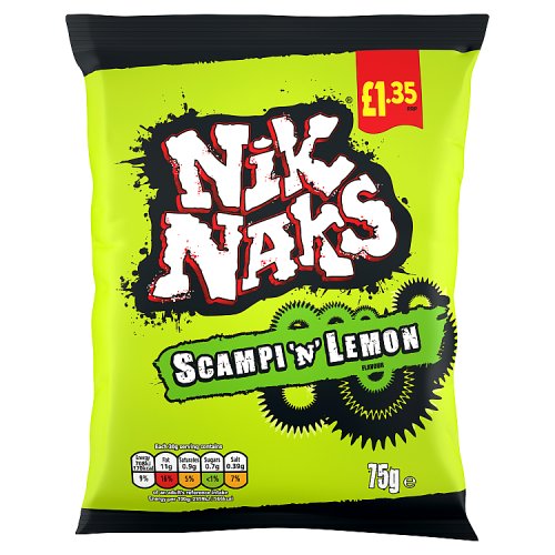 NIK NAKS SCAMPI N LEMON £1.35 75g