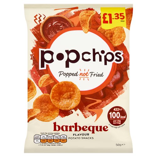 POP CHIPS BARBEQUE £1.35 50g Main image