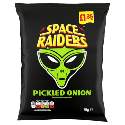 SPACE RAIDERS PICKLED ONION £1.35 70g Main image
