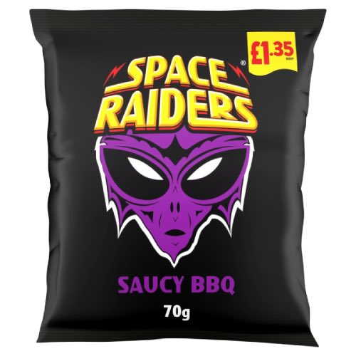 SPACE RAIDERS SAUCY BBQ £1.35 70g