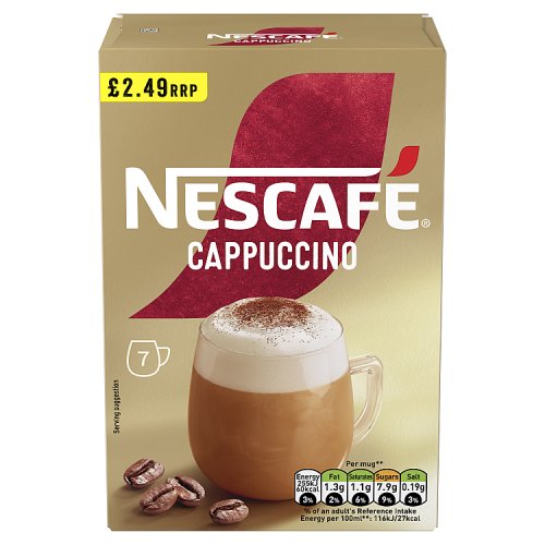 NESCAFE CAPPUCCINO SACHETS 108.5g Main image