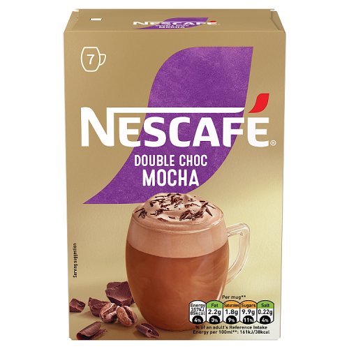 NESCAFE MOCHA DOUBLE CHOC SACHETS 146.3g
