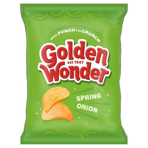 GOLDEN WONDER SPRING ONION 32.5g