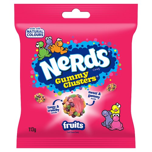 NERDS GUMMY CLUSTERS FRUIT £2.50 113g Main image