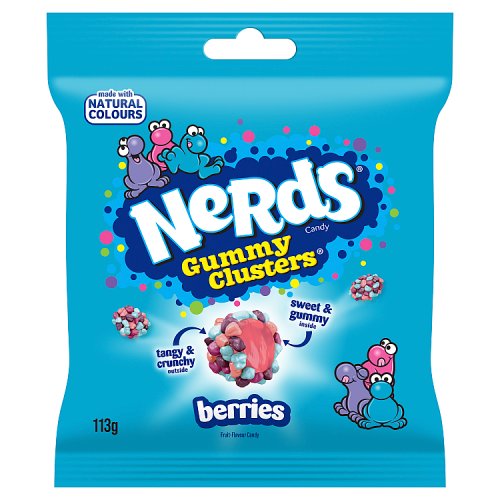NERDS GUMMY CLUSTERS BERRIES £2.50 113g