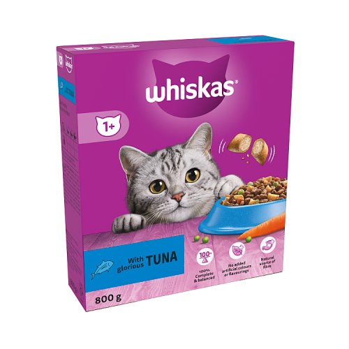 WHISKAS COMPLETE DRY TUNA 800g