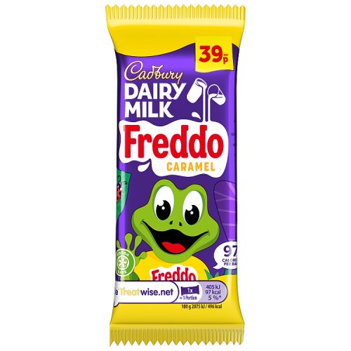 CADBURY FREDDO CARAMEL CHOCOLATE BAR 39P PMP 19.5g Main image