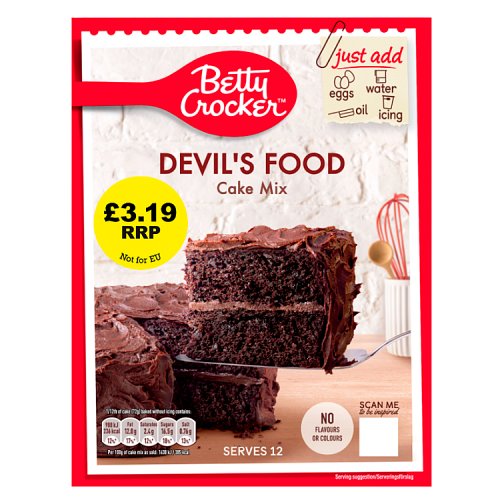 BETTY CROCKER DEVILS FOOD CAKE £3.19 425g
