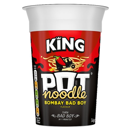 KING POT NOODLE BOMBAY BAD BOY 118g Main image
