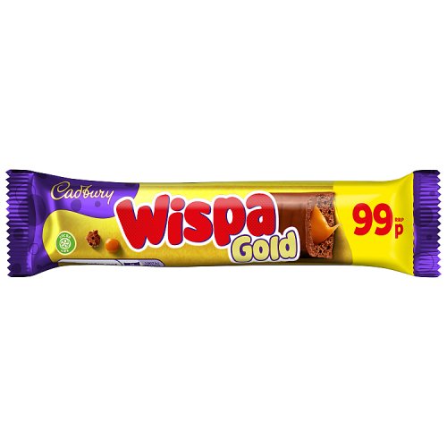 CADBURY WISPA GOLD CHOCOLATE BAR 99P PMP 45g