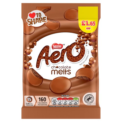 NESTLE AERO MILK CHOCOLATE MELTS 80g Main image