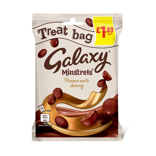 GALAXY MINSTRELS TREAT BAG £1.69 80g
