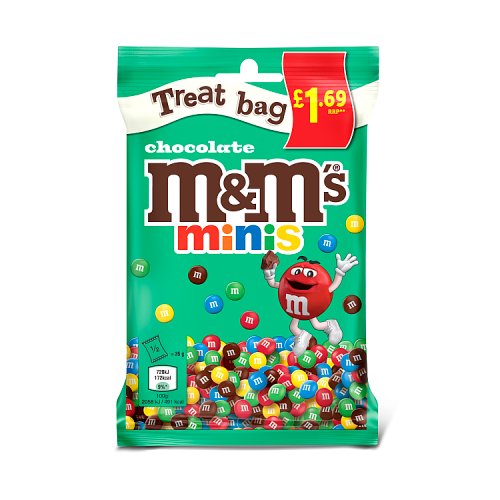 M&M CHOCOLATE MINI TREAT BAG £1.69 70g Main image
