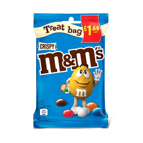 M&M CRISPY TREAT BAG £1.69 70g